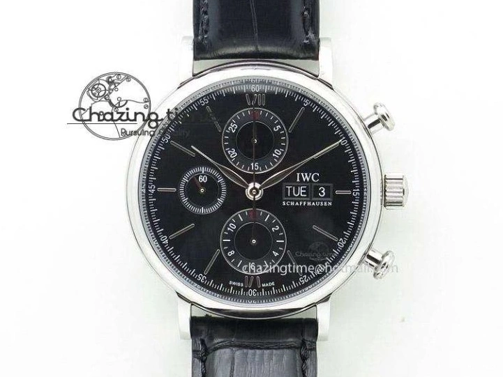 MIROTIME 0202 FashionForward Portugieser Auto IWC0562D APSF 1:1 Best Edition Light Blue Dial on SS Bracelet A 6994